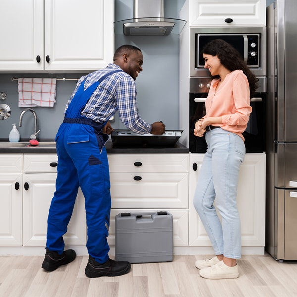can you provide an estimate for cooktop repair before beginning any work in Fairmont
